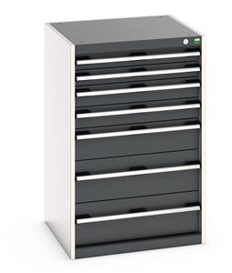 40019063.** Bott Cubio Drawer Cabinet comprising of:  2 x 75mm, 2 x 100mm, 1 x 150mm, 2 x 200mm...